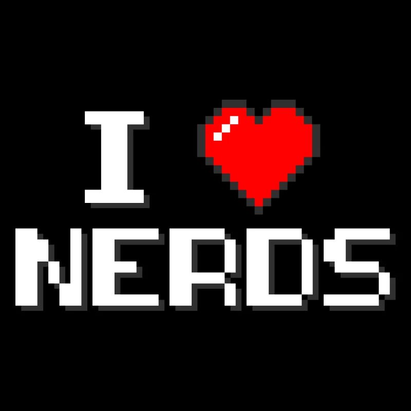 I Love Nerds tshirt - I Heart Nerds