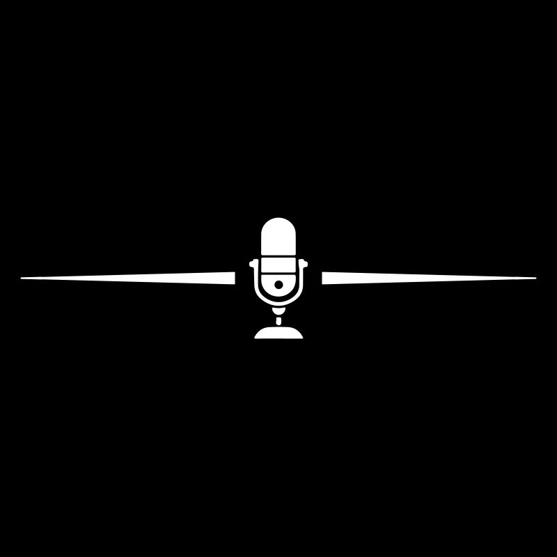 Microphone icon line