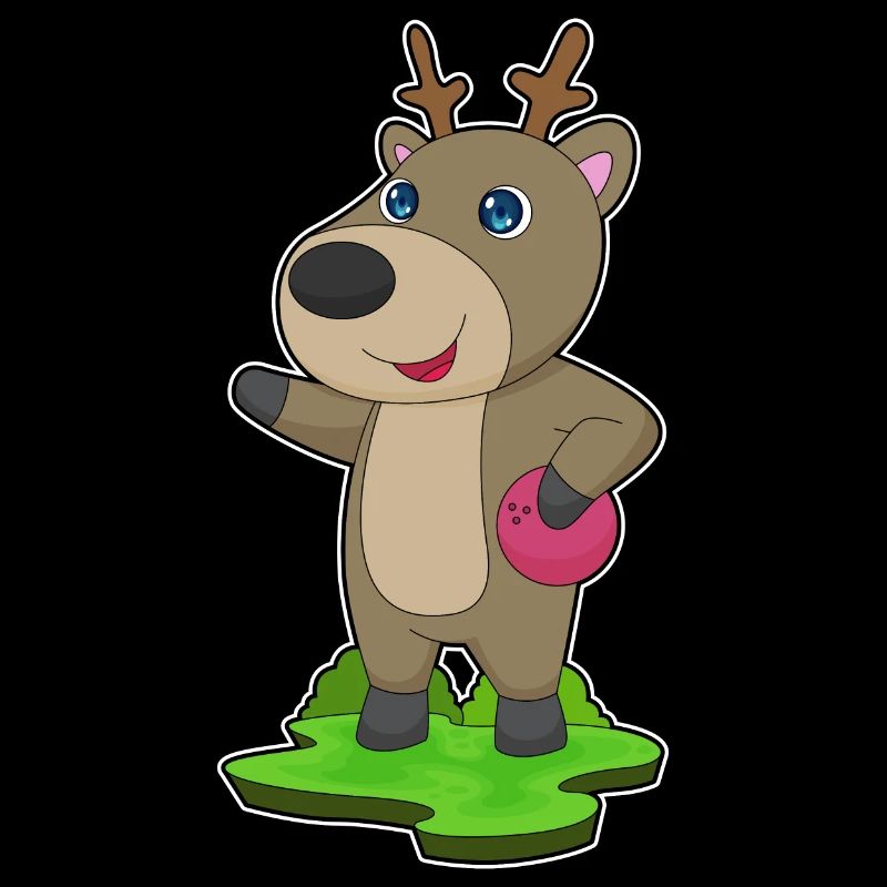 Boule de bowling de cerf