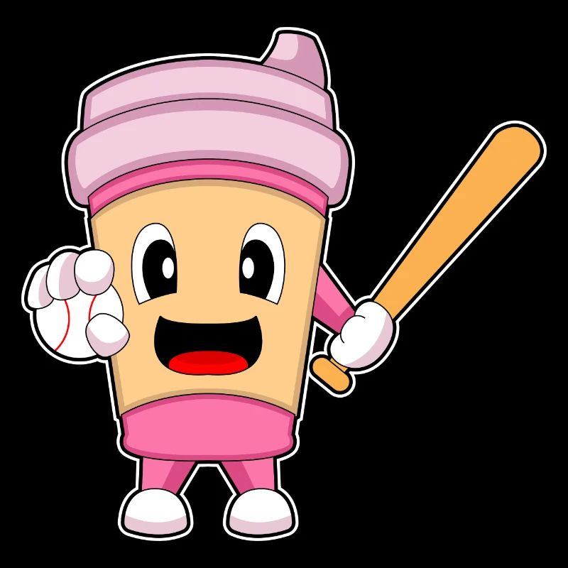 Kaffee Baseball Baseballschläger
