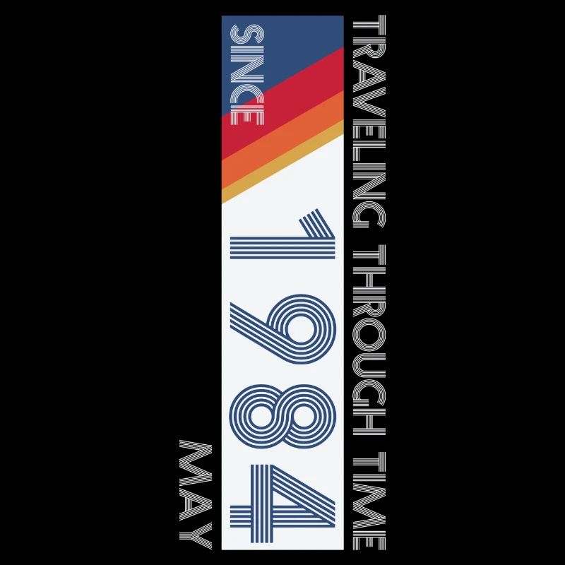 Funny Zeitreise Geburtstags Design May 1984