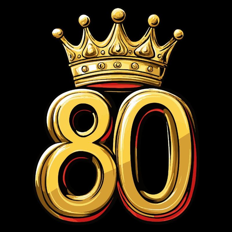 80 Zahl Krone