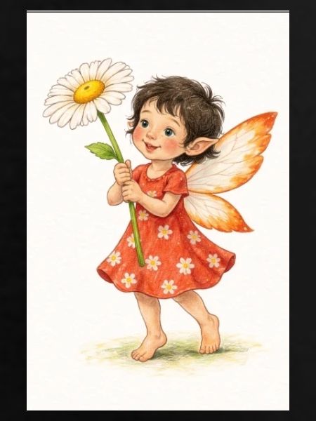 Daisy Fee mit Blume