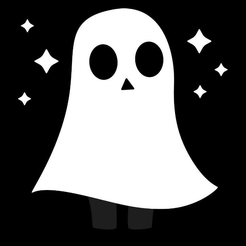 süßes Gespenst mit Sternen