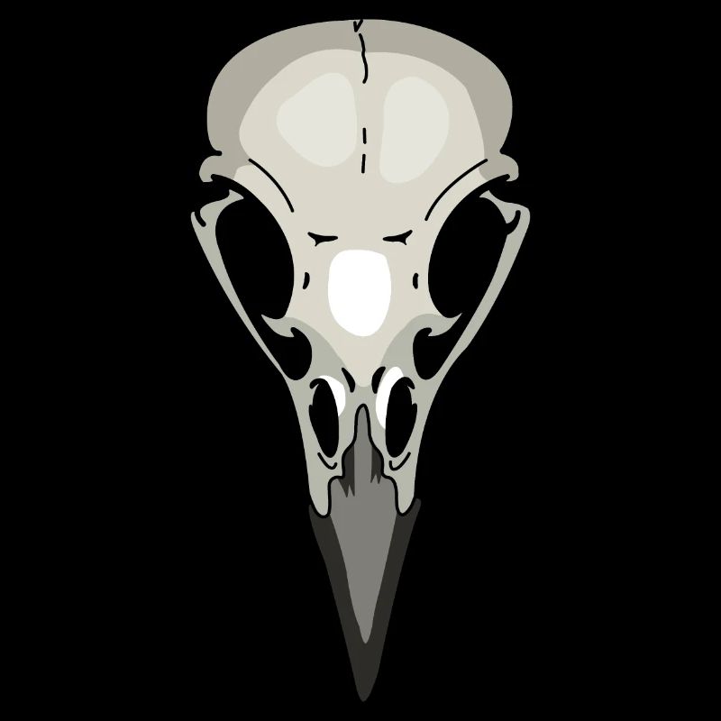 crow skeleton raven