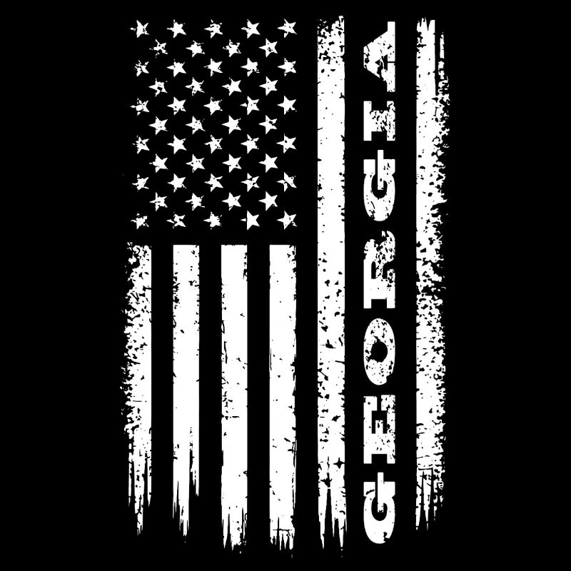 Drapeau des États-Unis Géorgie Cadeau de l’État