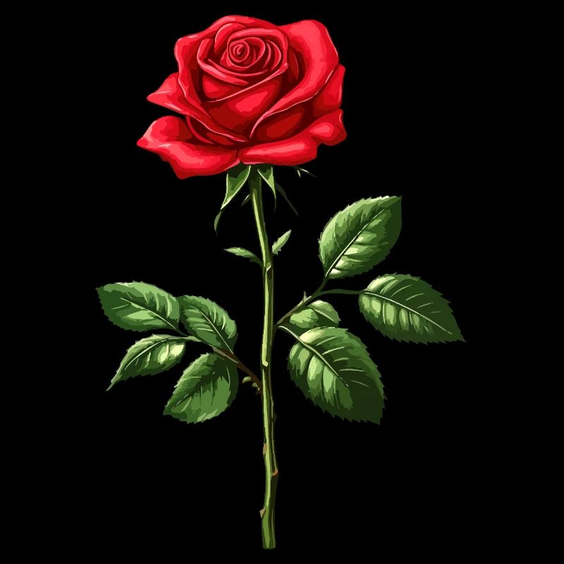 Conception de fleur de rose