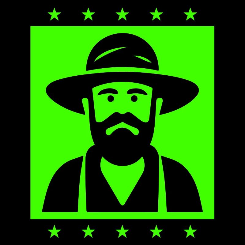 Farmer Farmer Silhouette