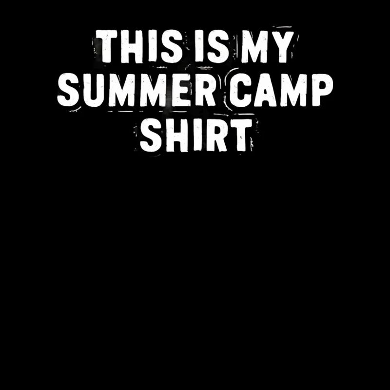 C’est ma chemise de camp d’été - parfaite pour le camp