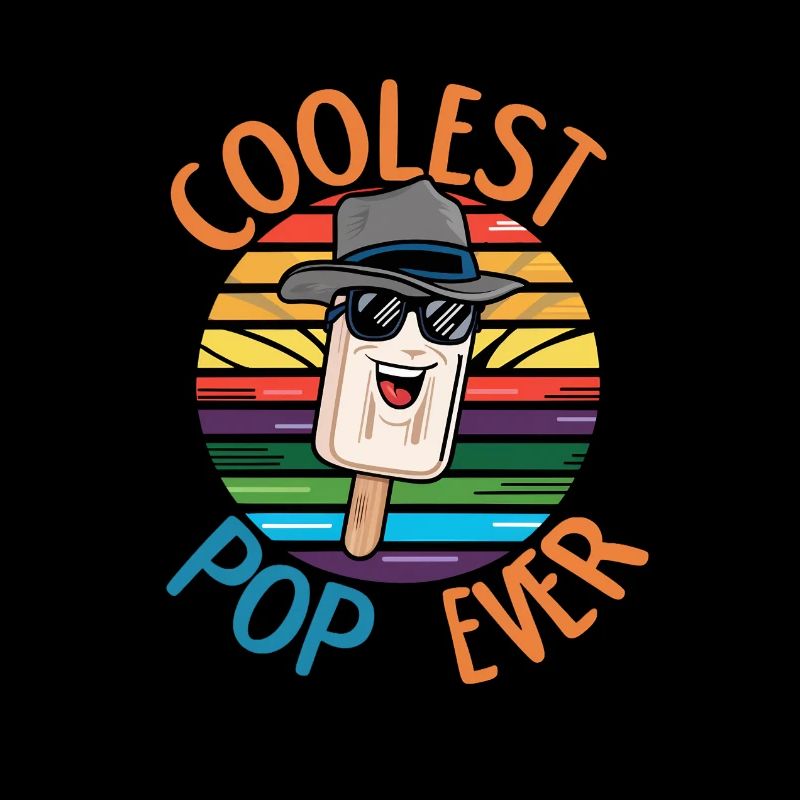 Coolest Pop Ever Fun Popsicle Dad