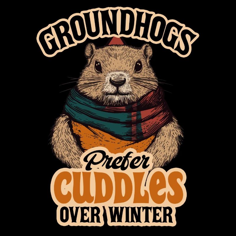 Groundhogs Prefer Cuddles Over Winter Design