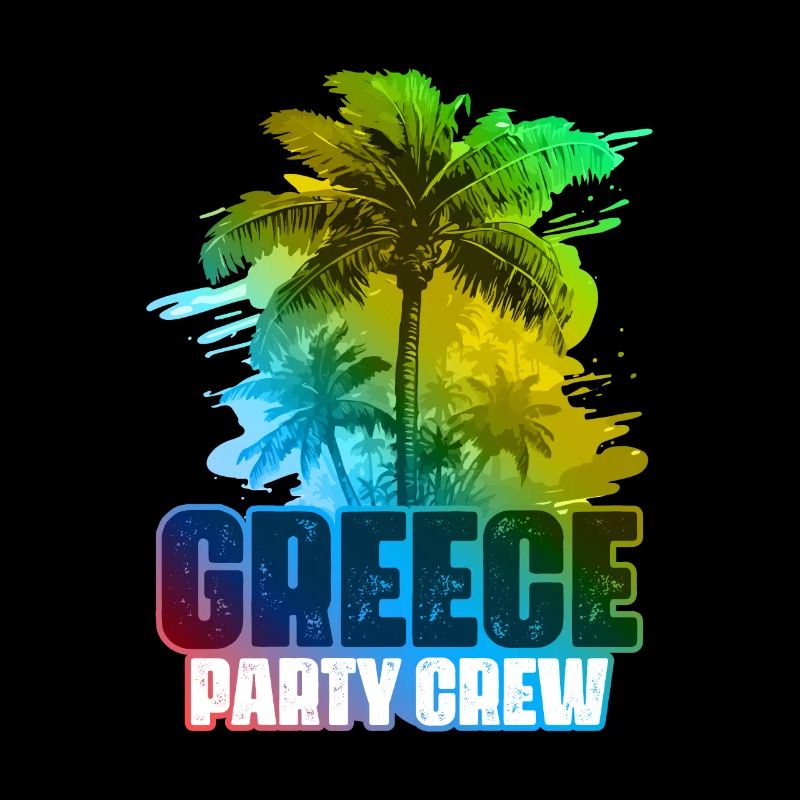 Greece Party Crew Colorful