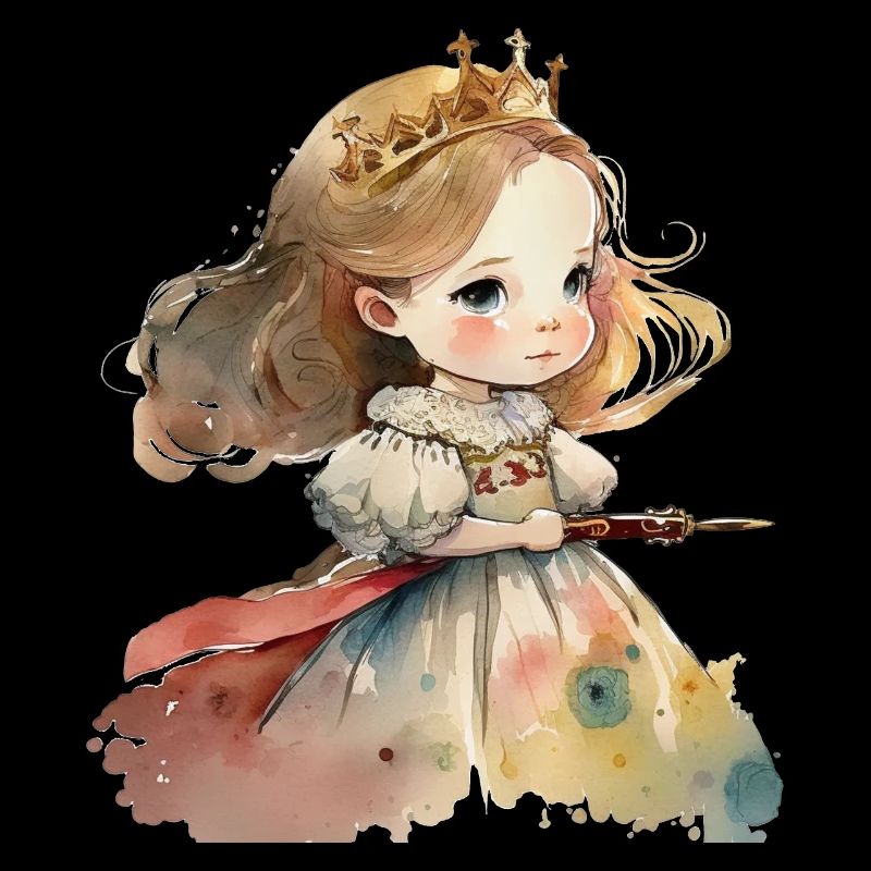 Aquarelle de princesse Aquarelle
