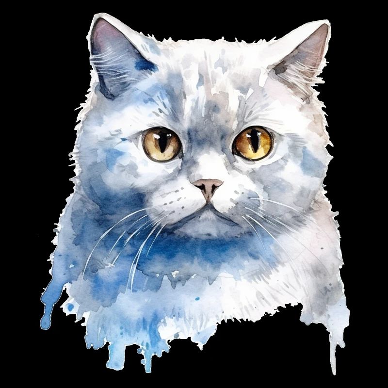 Britisch Kurzhaar Wasserfarben