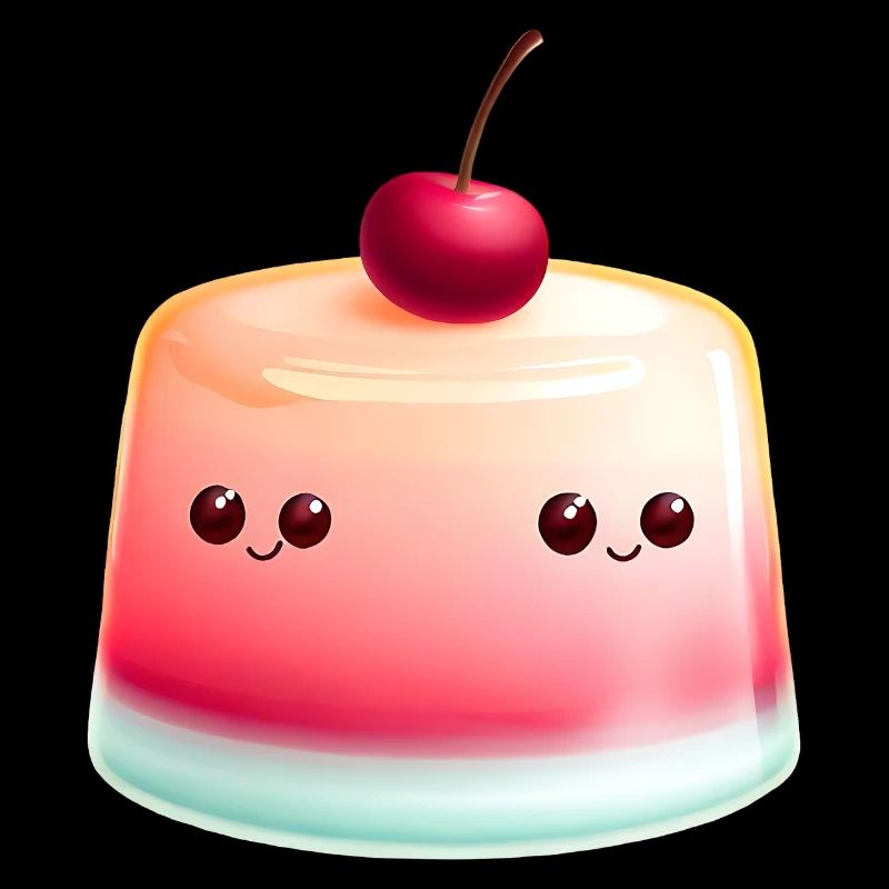 Pudding Wackelpudding Götterspeise Kawaii