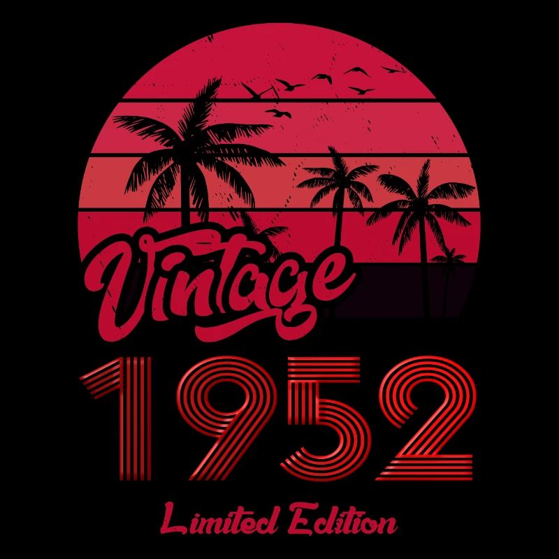 Vintage Année 1952 Edition Limitée Rouge