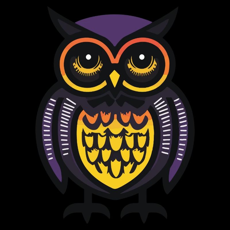 Eule Halloween Comic Zombie