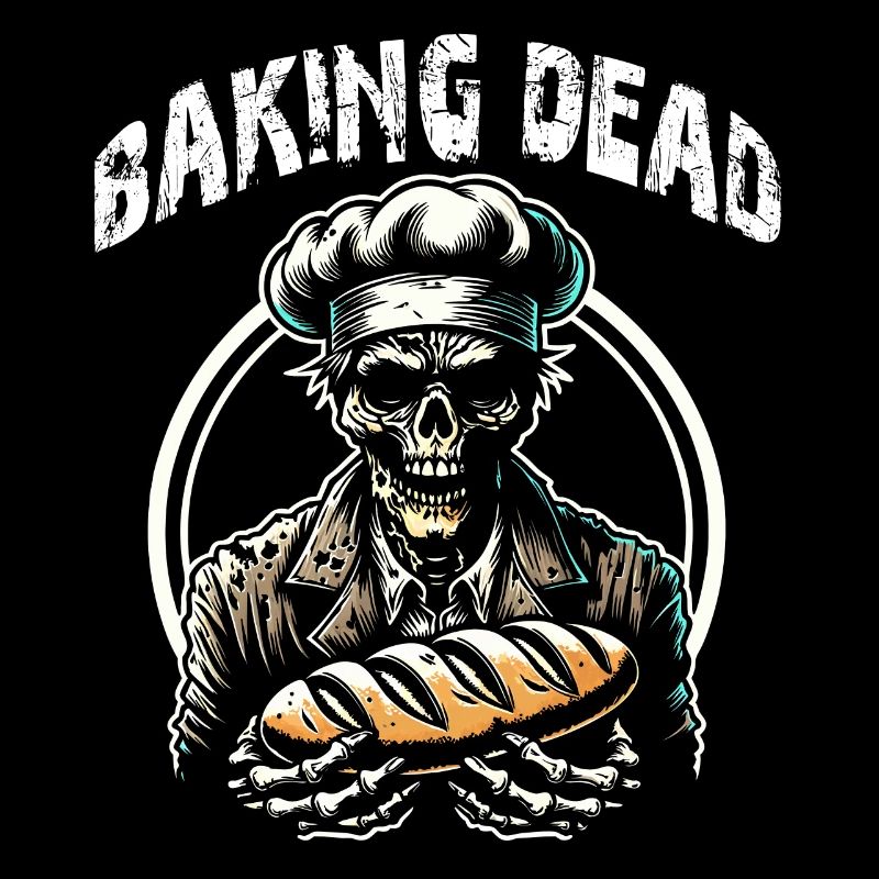 Baking Dead Zombie Bäcker gruseliger Bäcker
