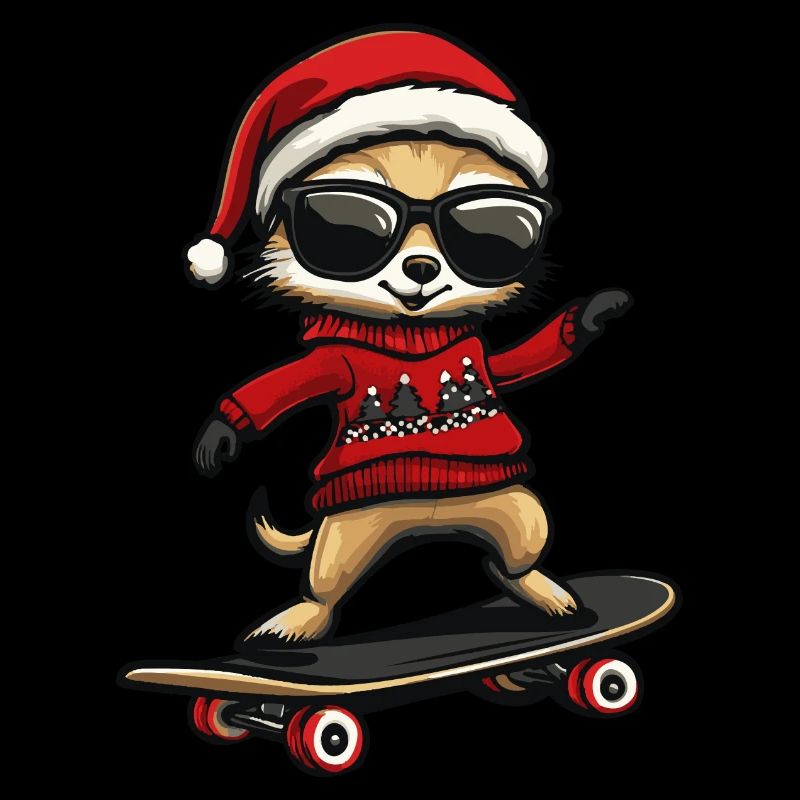 Suricate Noël Drôle