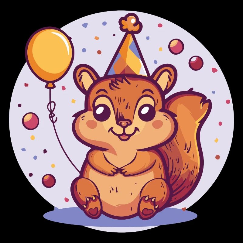 Écureuil Anniversaire Bébé