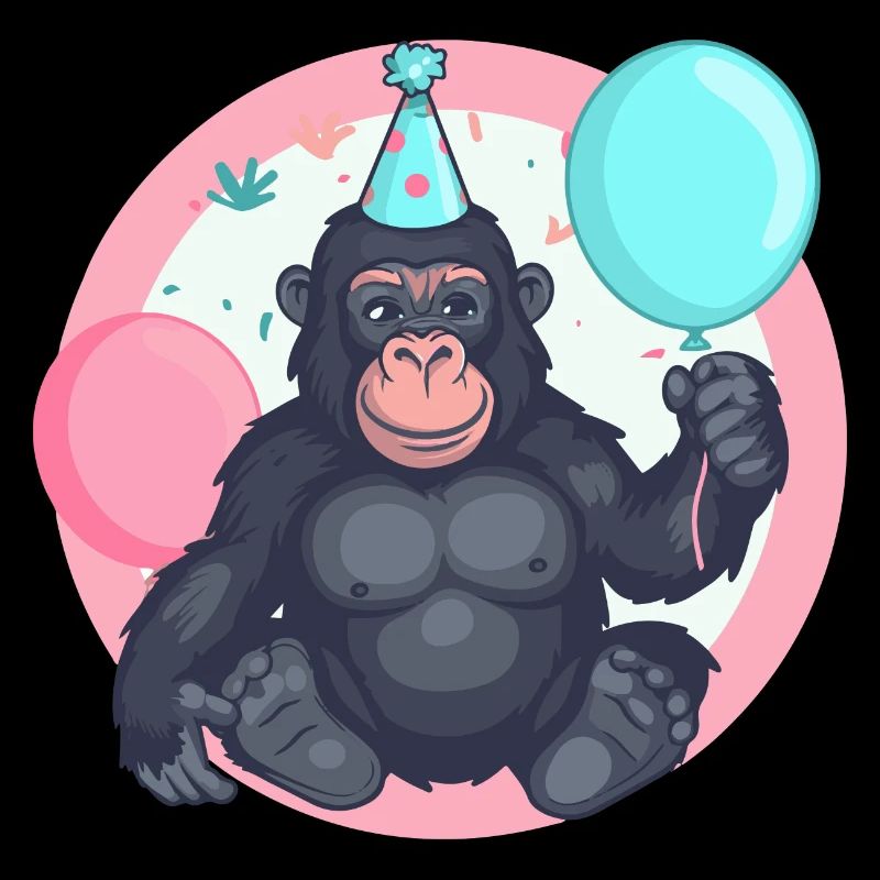 Gorille Anniversaire Bébé