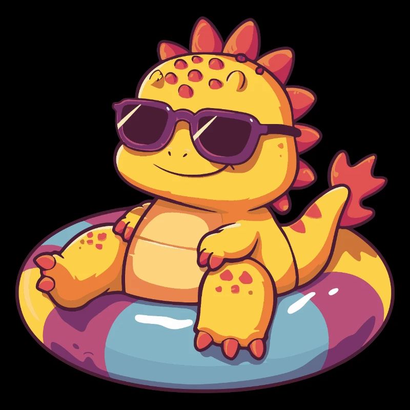 Dinosaur Stegosaurus Comic Cool