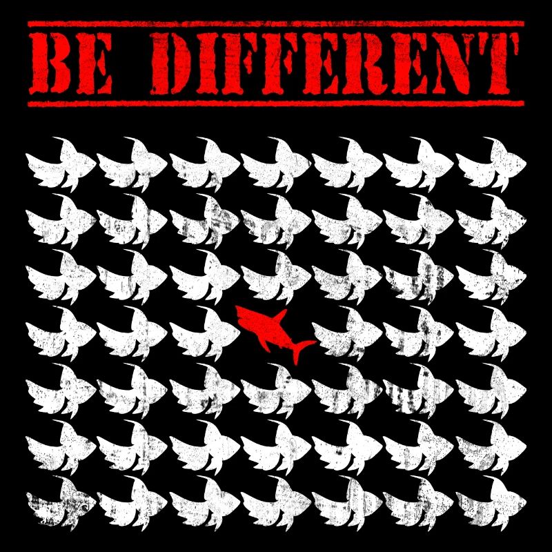 Soyez différent / Sei anders TShirt