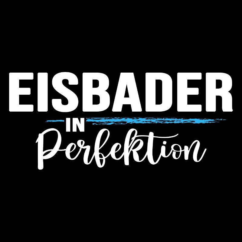 Eisbaden Eisbader im Eisbad Winterbaden