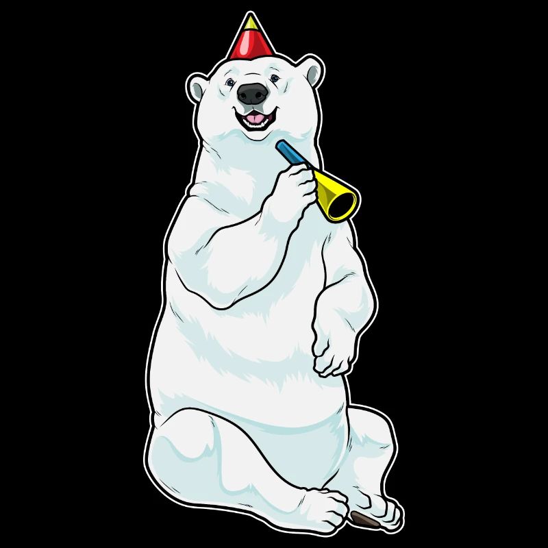 Eisbär Geburtstag Trompete