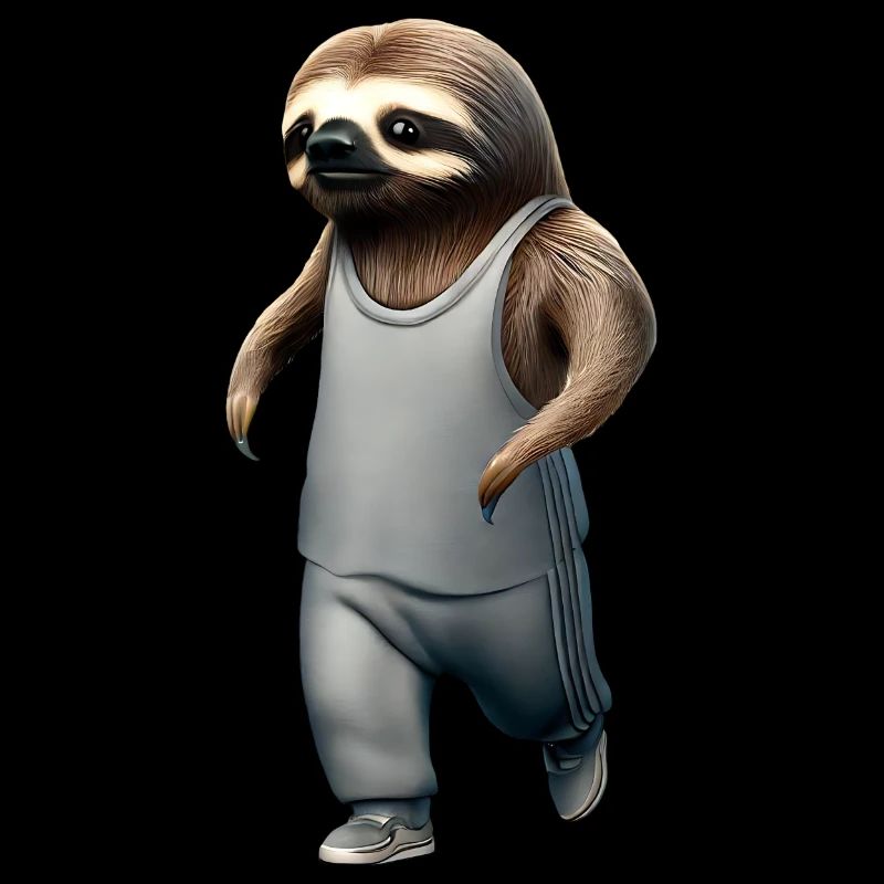 Jogging Sloth Beginner Sport