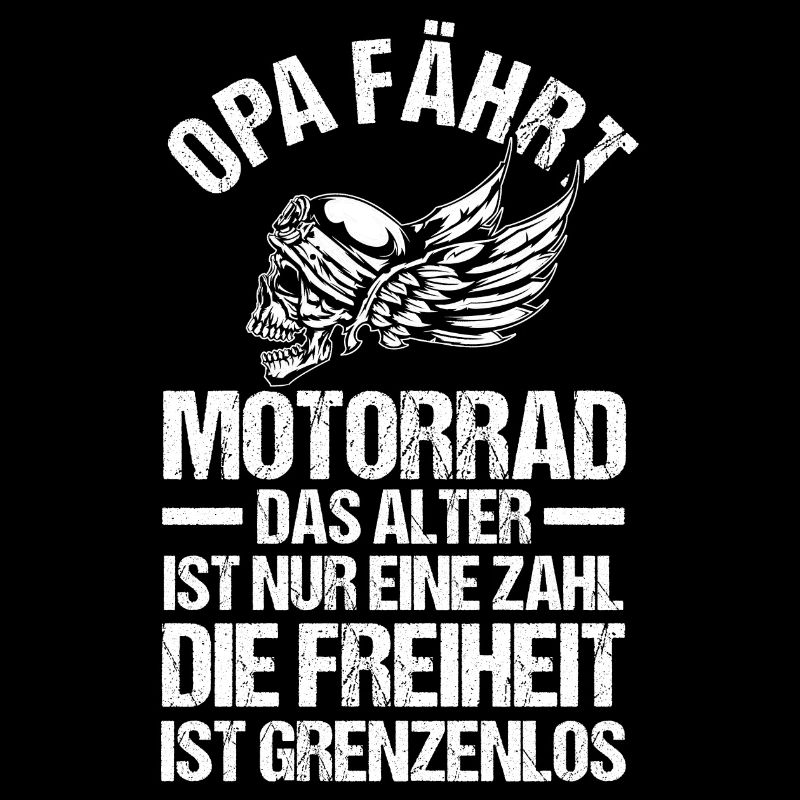 Papi Moto Grand-père Motard