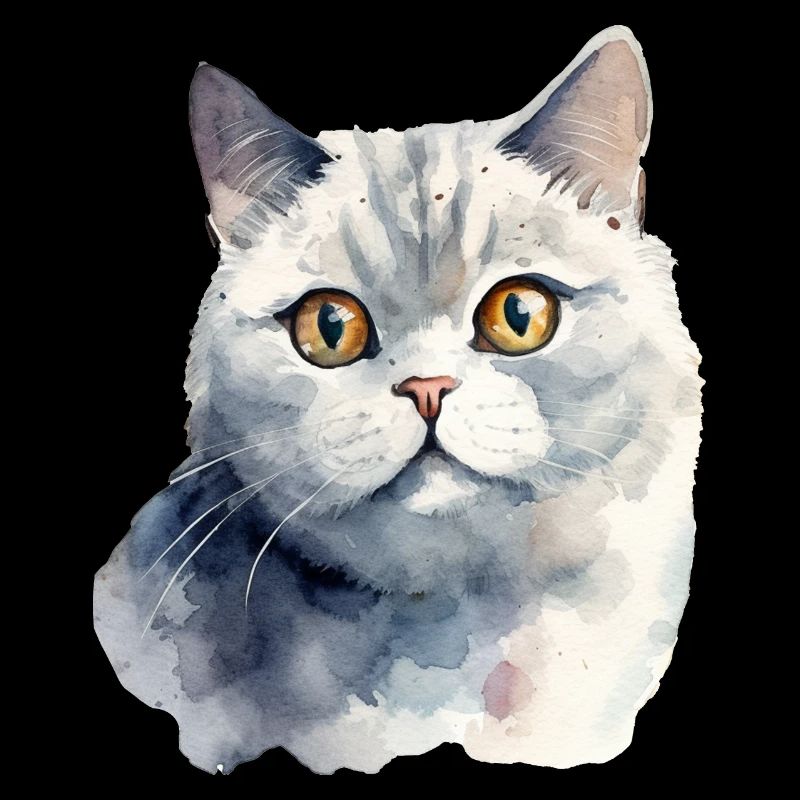 Britisch Kurzhaar Wasserfarben