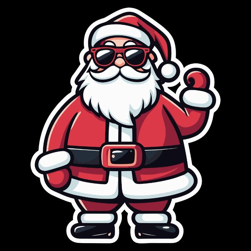 Père Noël dessin de Noël