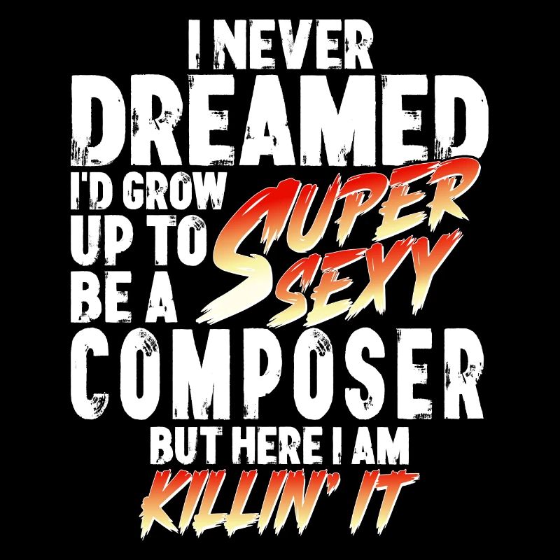 Cadeau de composition de compositeur super sexy