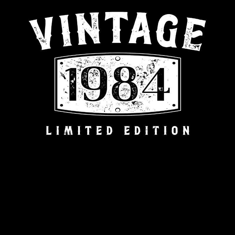 Geburtstag 1984 Limited Edition Vintage 1984