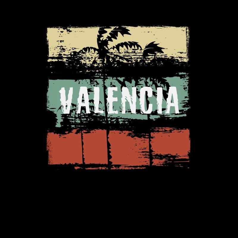 Valencia Spain Artistic Vacation Souvenir Abstract