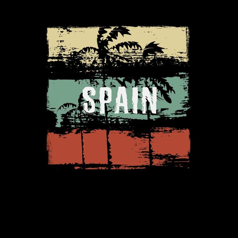 Spain Artistic Vacation Souvenir Abstract