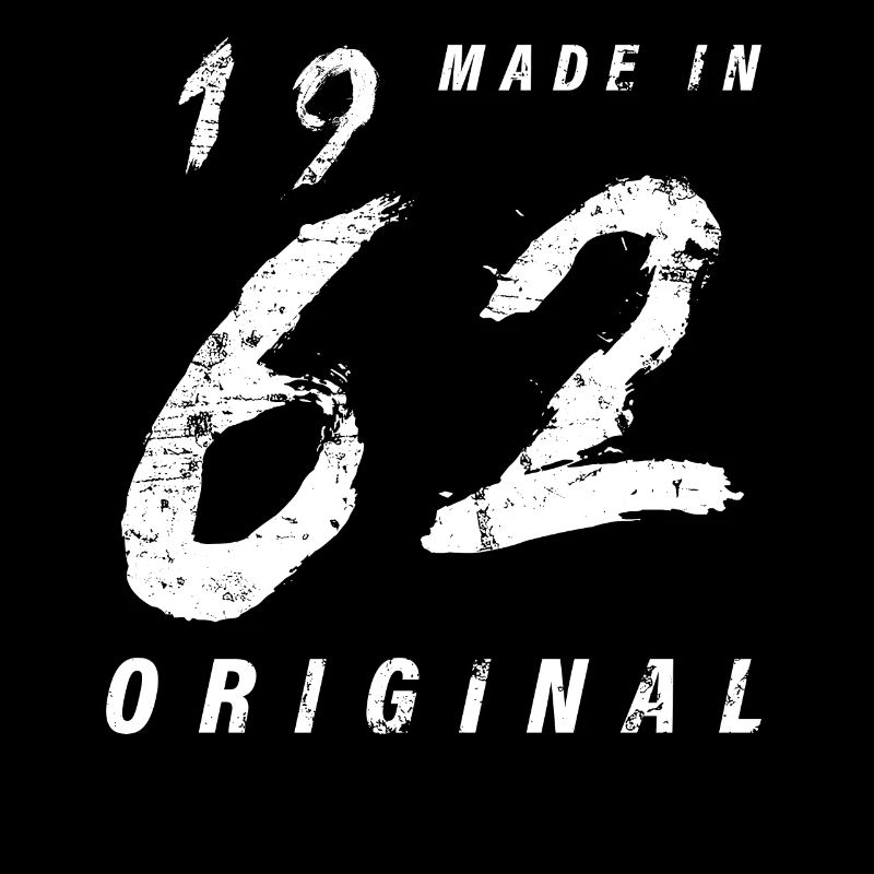 Made In 1962 Original Geburtstag Grunge Distressed