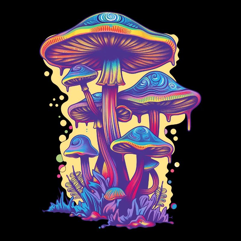 Festival de champignons magiques psychédélique de Pilze
