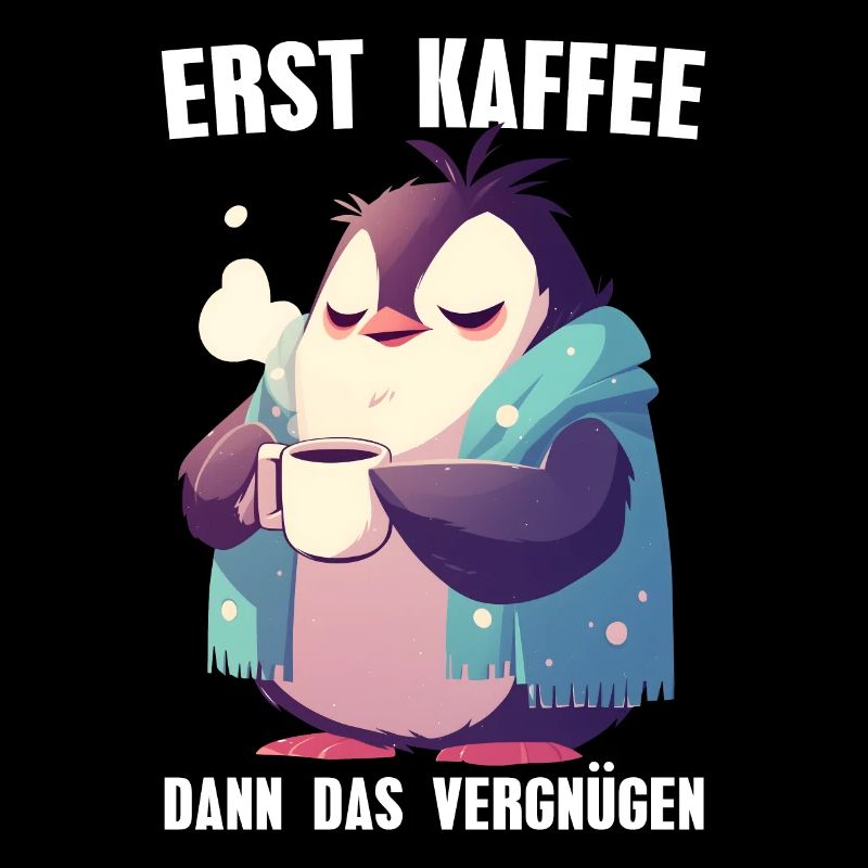 Erst Kaffee Dann Das Vergnügen Pinguin Kaffee
