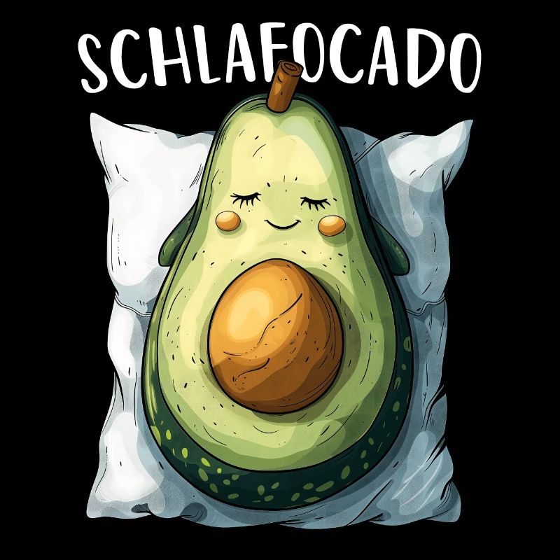Avocado Schlafocado Morgenmuffel Kaffee Geschenk