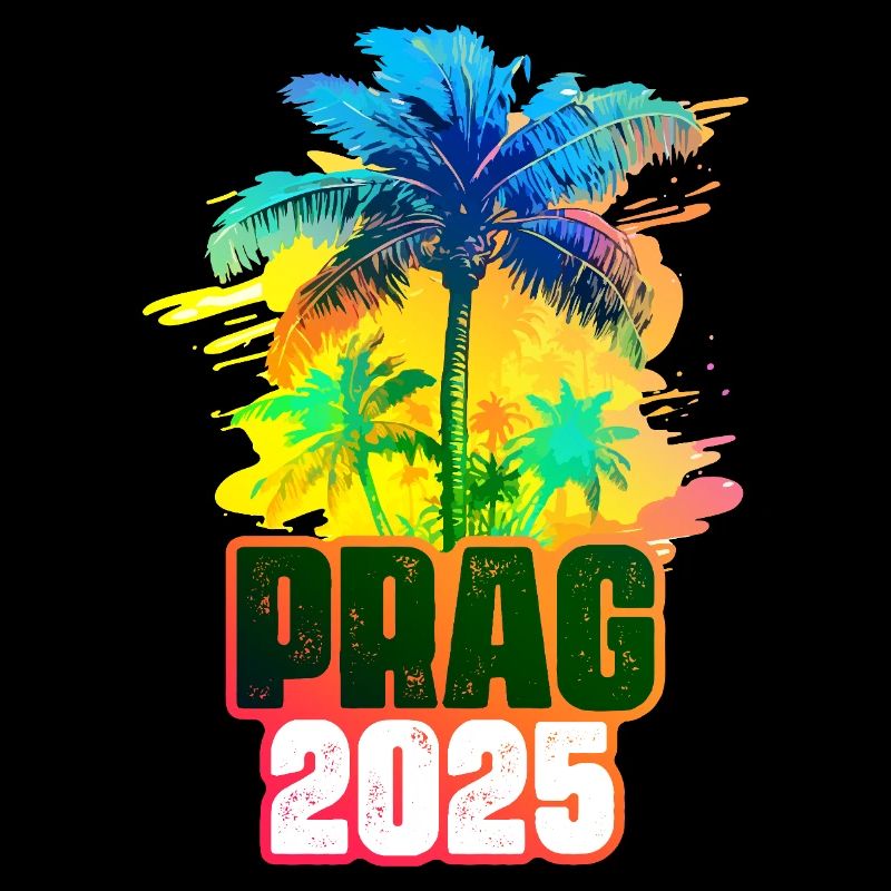 Prag 2025 Bunt Palmen