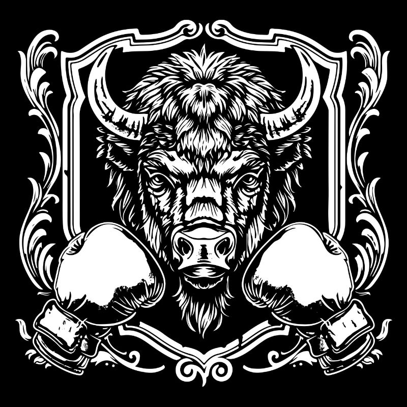 Bison Boxer Boxe MMA