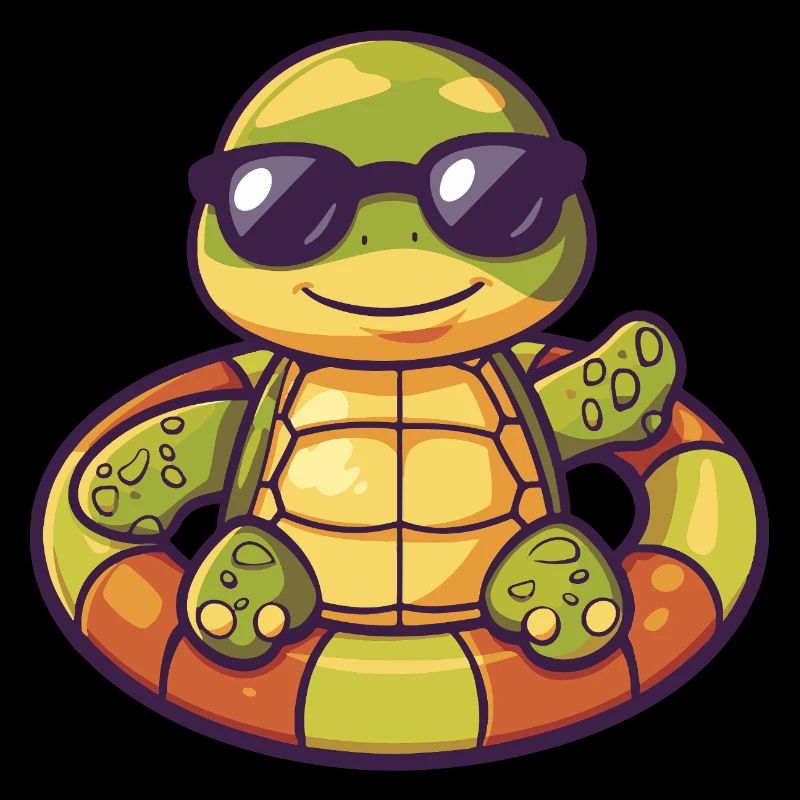Turtle Comic Cool