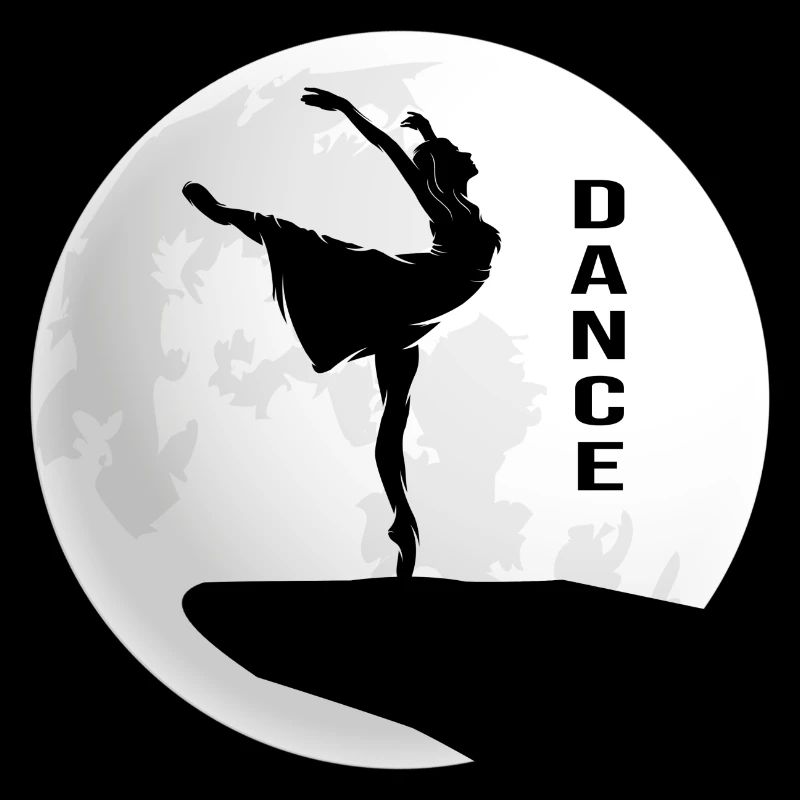 Danser Danseur dansant au clair de lune