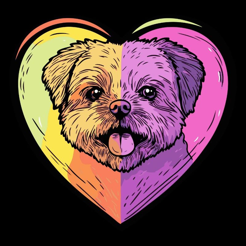 Chow Chow Hund Herz Love