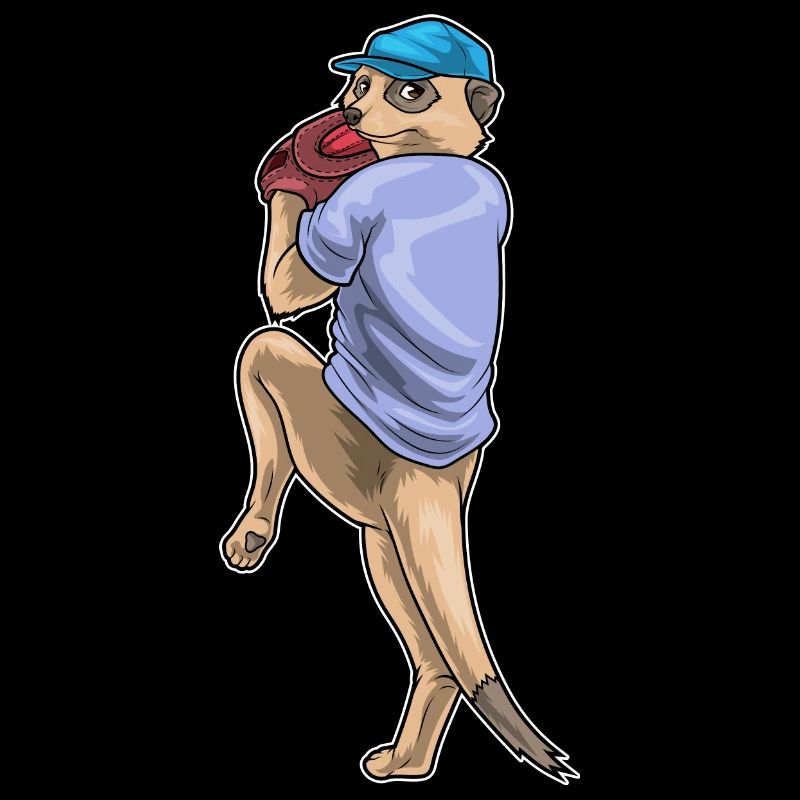 Erdmännchen Baseball Baseballhandschuh