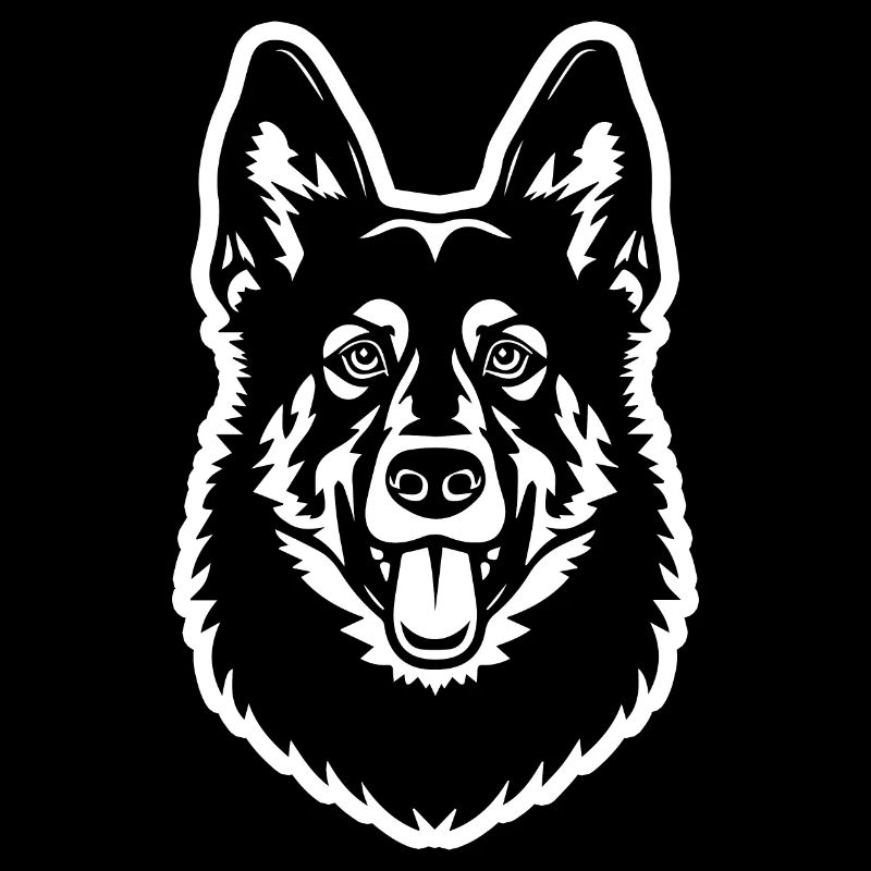 German Shepherd Dog Dog Head
