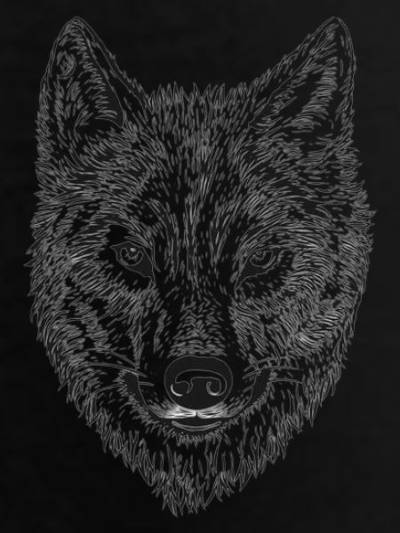 Wolfenkopf Line Drawing