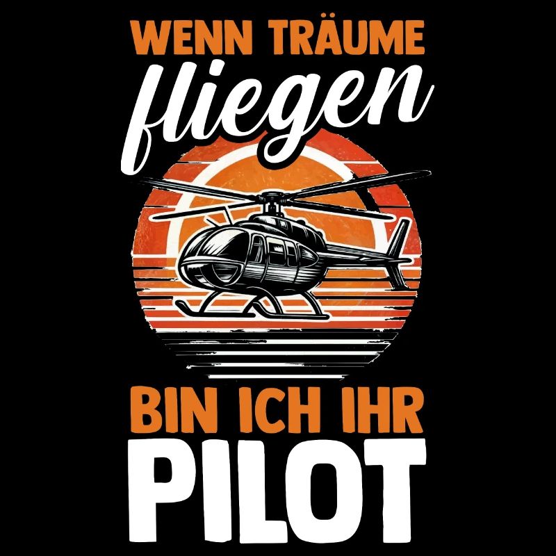 Pilote aux commandes Hélicoptère Aviateur Hélicoptère